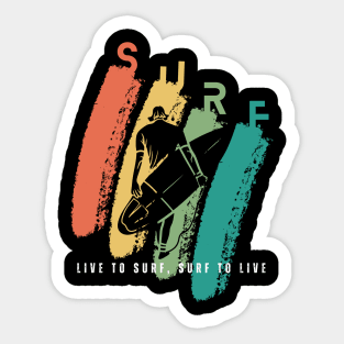 SURFING | Wear your favorite water sport Sticker